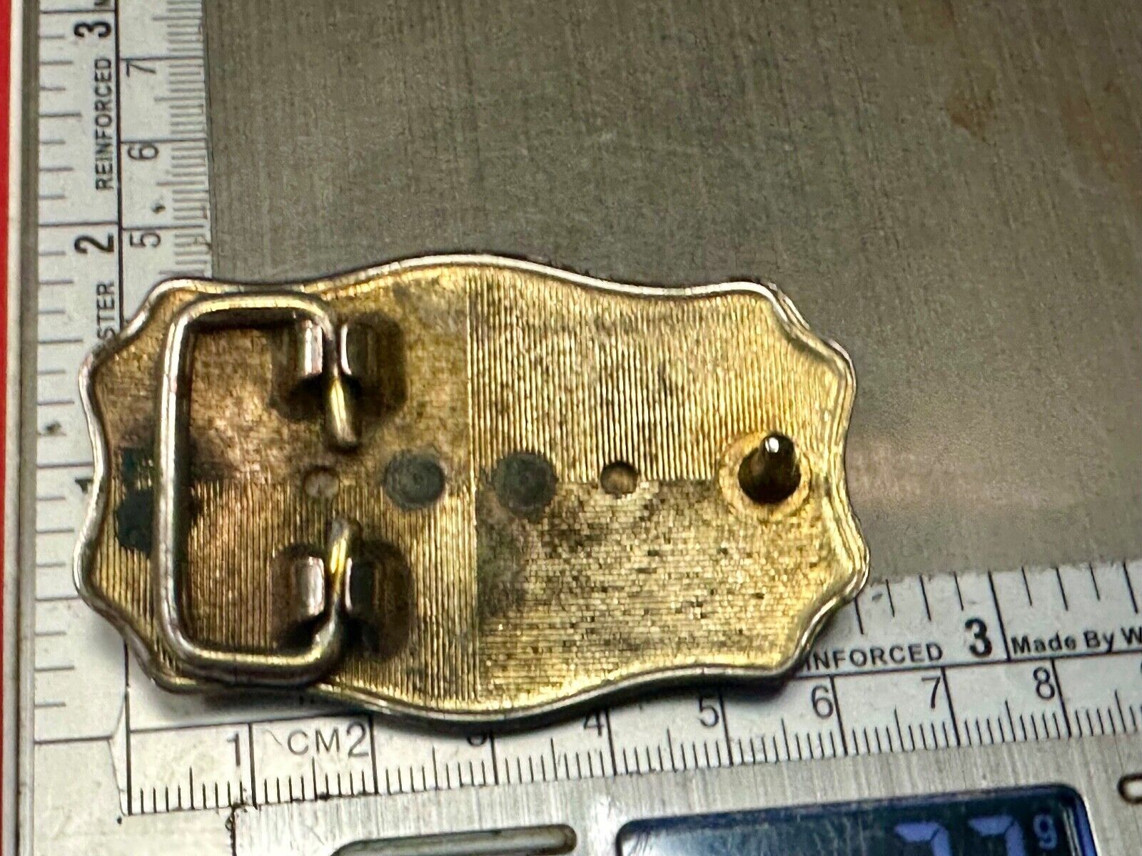 Vintage Horse head - Two tone western flower swirl belt buckle