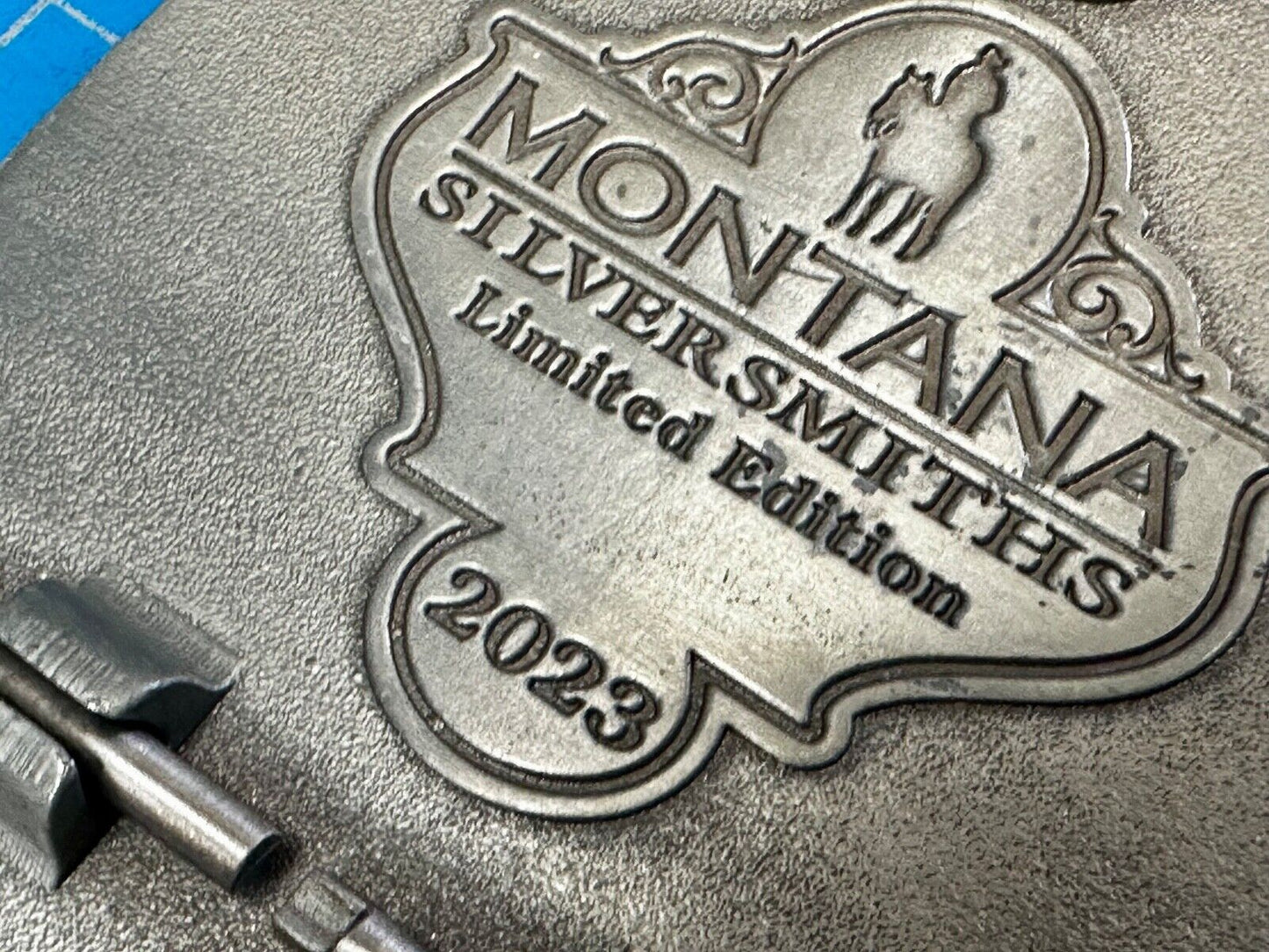2023 Pendleton Whisky Let'er Buck Montana Silversmith Rodeo Cowboys Belt Buckle