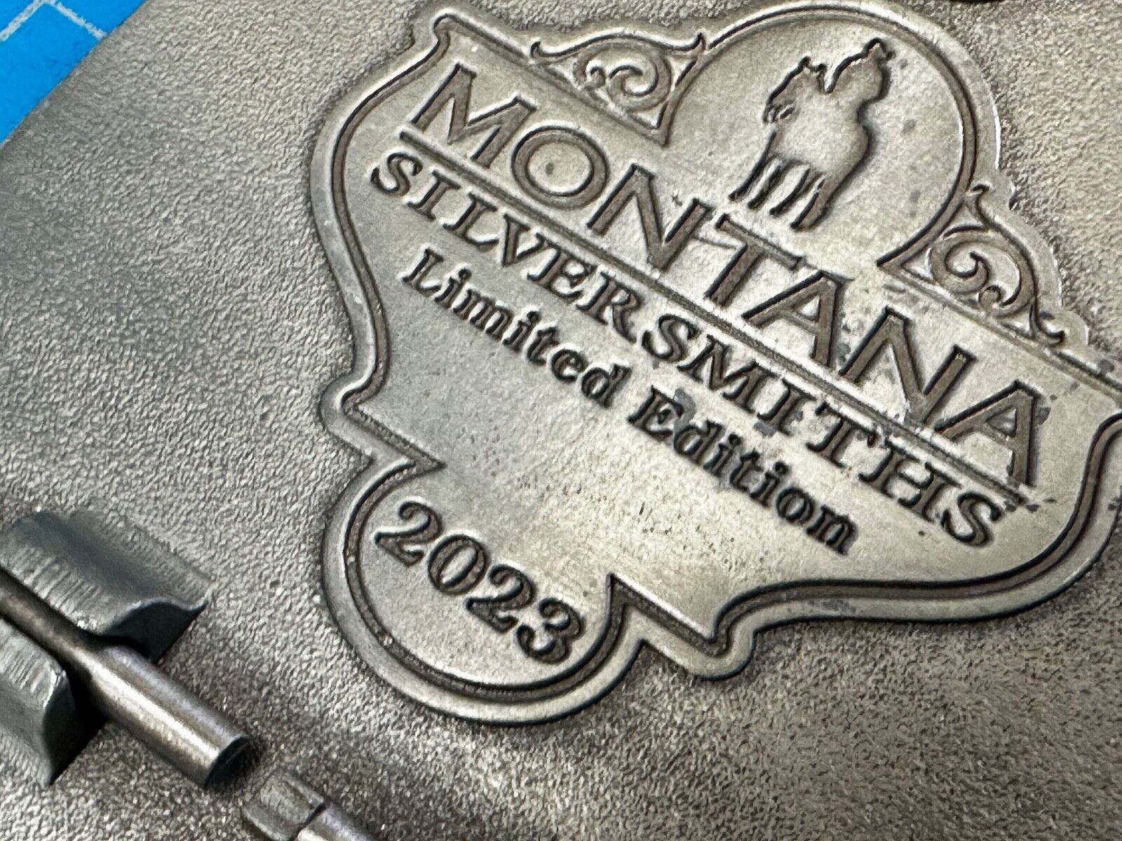 2023 Pendleton Whisky Let'er Buck Montana Silversmith Rodeo Cowboys Belt Buckle