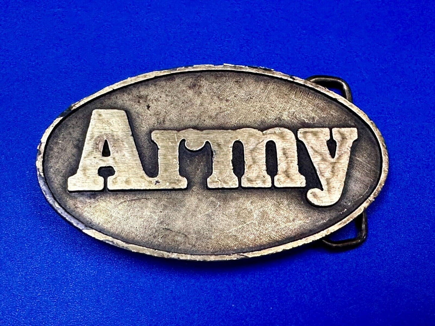 United States Us Army Recruitment Officers Award Vintage Belt Buckle