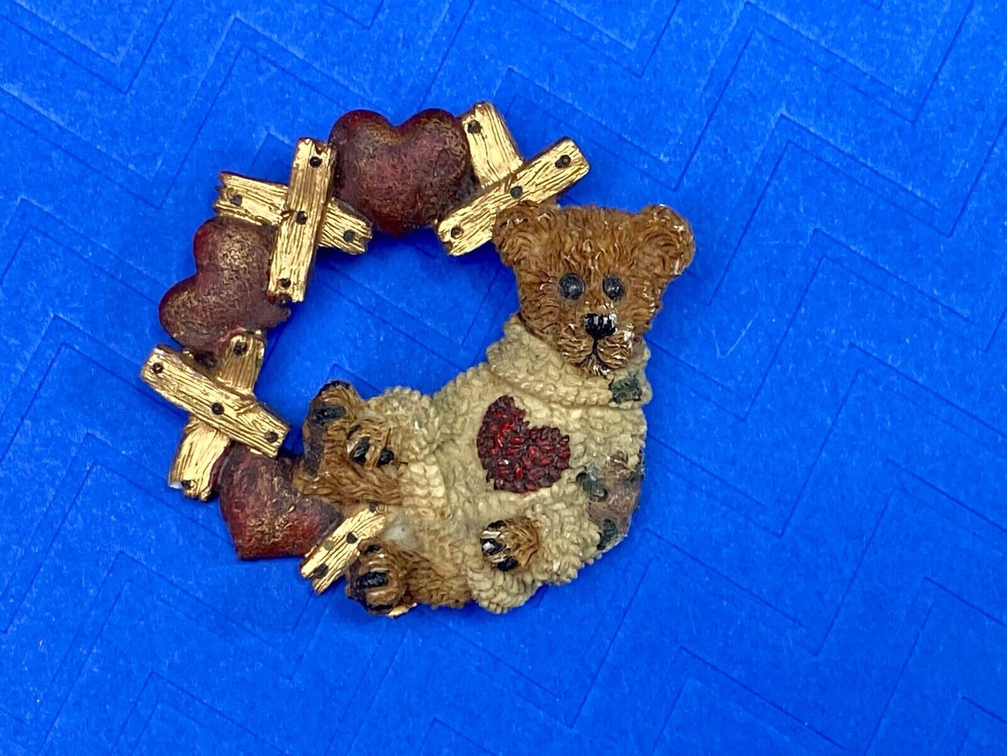Valentines Day? X Heart X Heart Brooch Pin From Boyds Bears & Friends