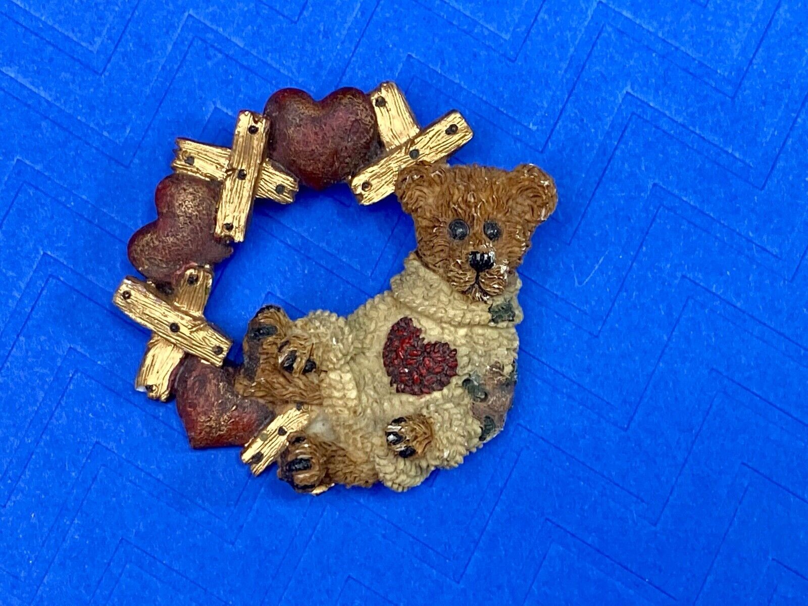 Valentines Day? X Heart X Heart Brooch Pin From Boyds Bears & Friends