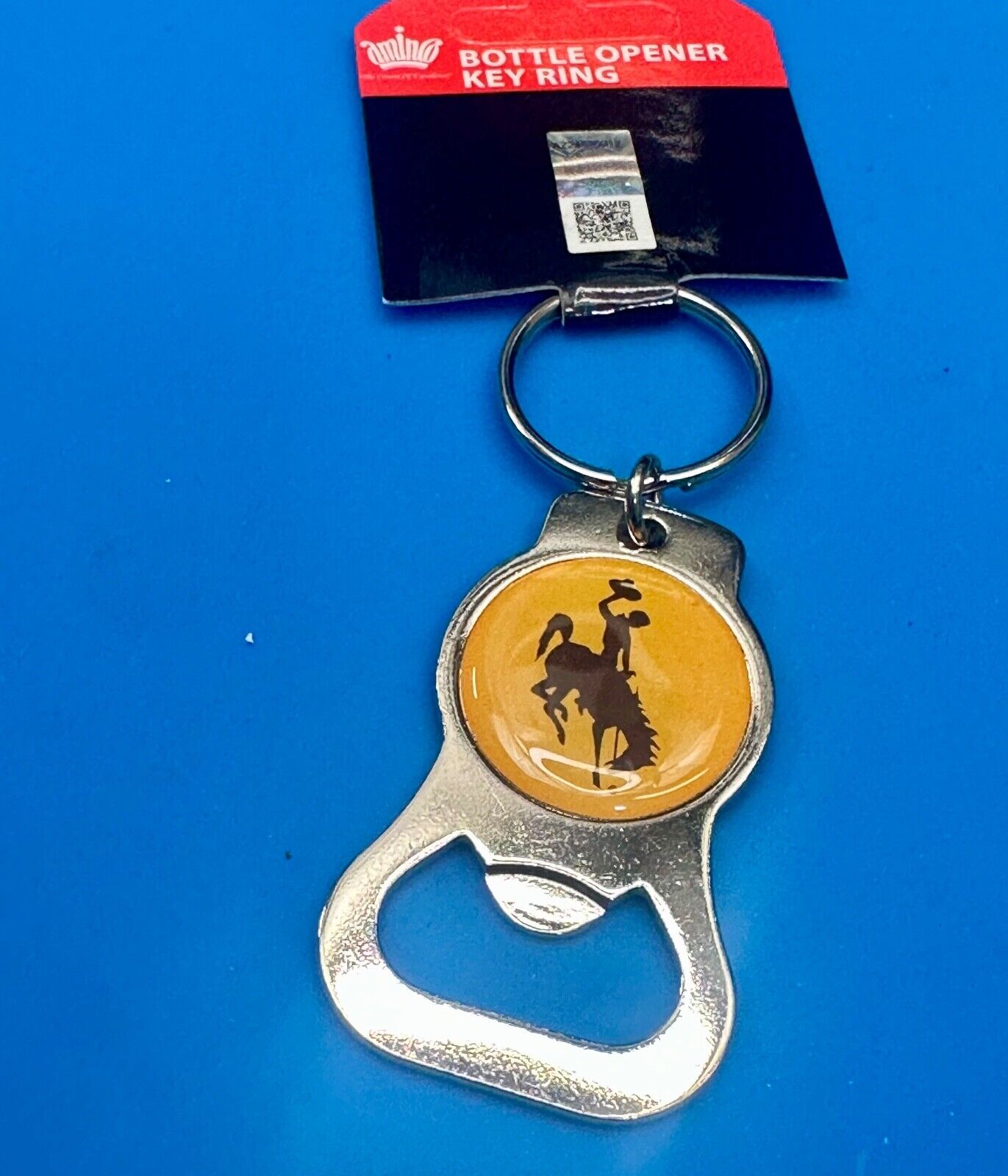 University of Wyoming Cowboys Bottle Opener Keychain Key Ring by Aminco