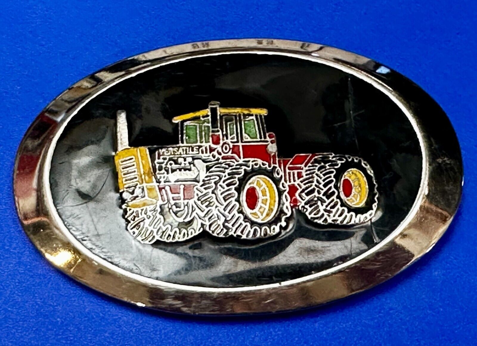 Tractor Agricultural Farm Equipment Arroyo Grande Farmers Vintage Belt Buckle