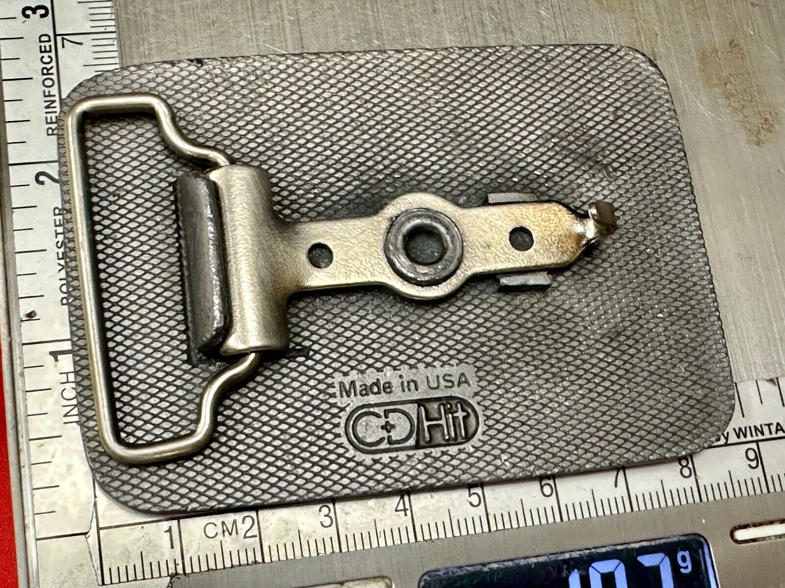 US Navy USS Laws DD-558 Destroyer Ship Boat Vintage Belt Buckle by CD Hit