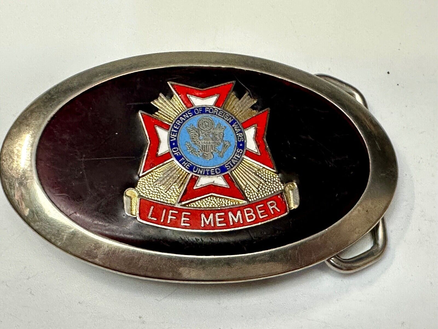 Veterans of foreign wars of the united States of America Vintage Belt Buckle VFW