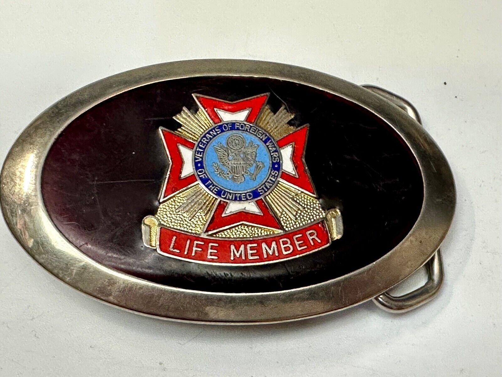 Veterans of foreign wars of the united States of America Vintage Belt Buckle VFW