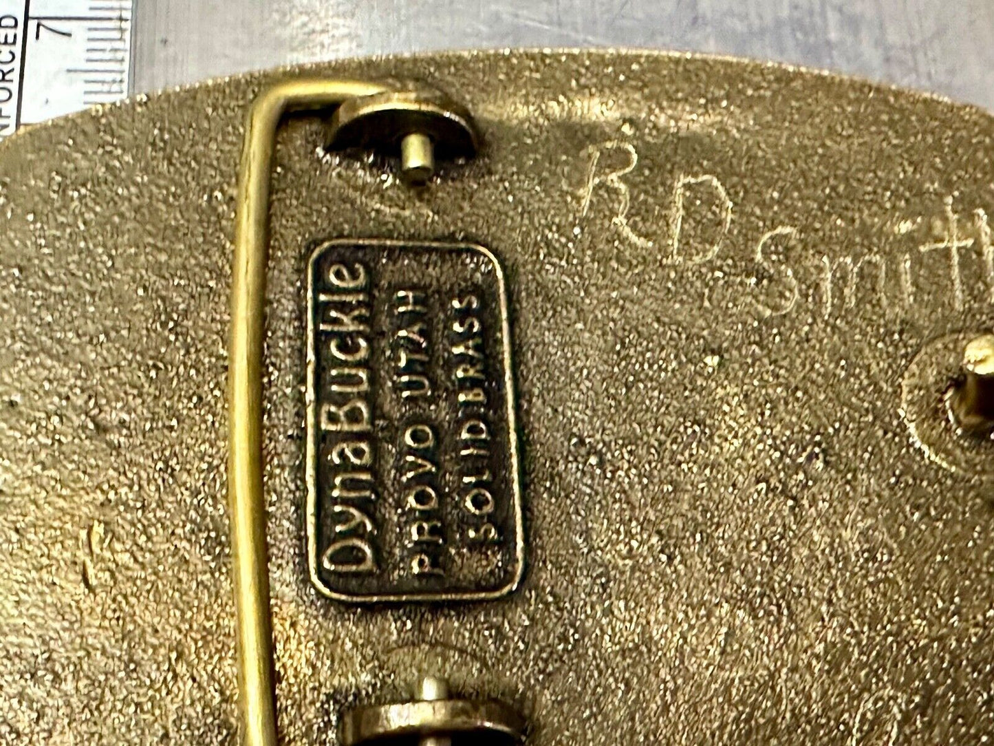 Union Pacific Railroad Train Carmen Training Solid Brass dynabuckle Belt Buckle