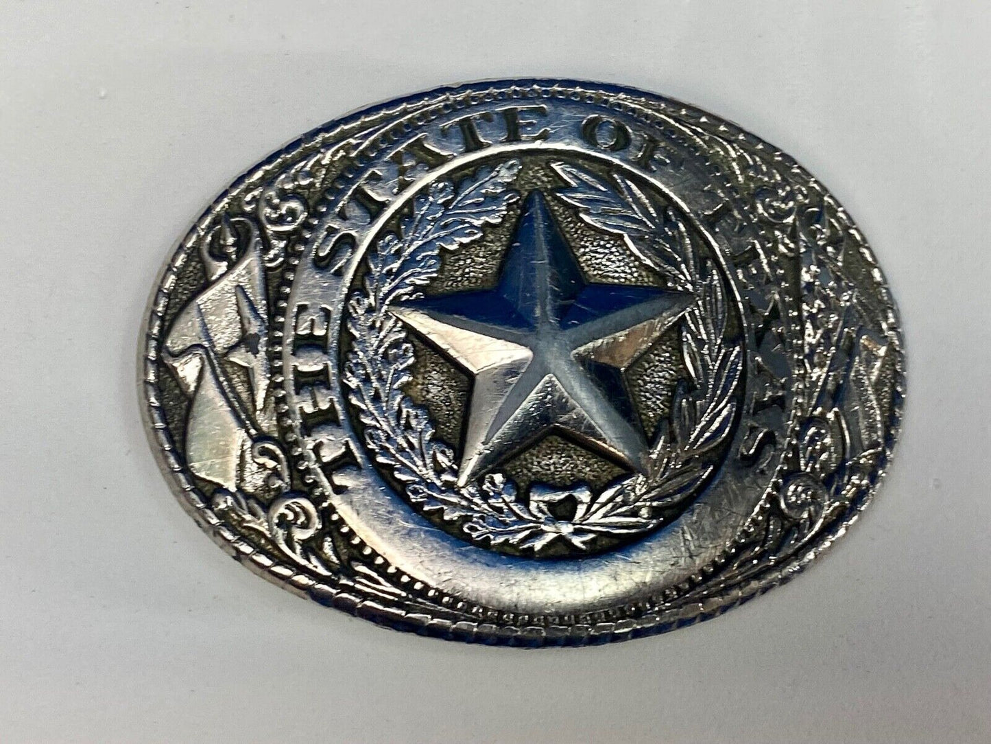Usa Made The Great State Of Texas Star Commemorative Belt Buckle 