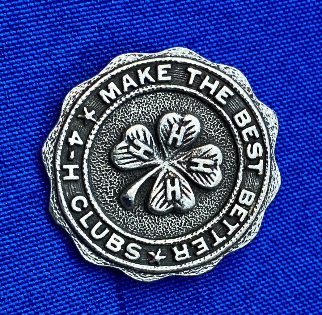 4H Club  Make The Best Better Silver Color Collectable Pin