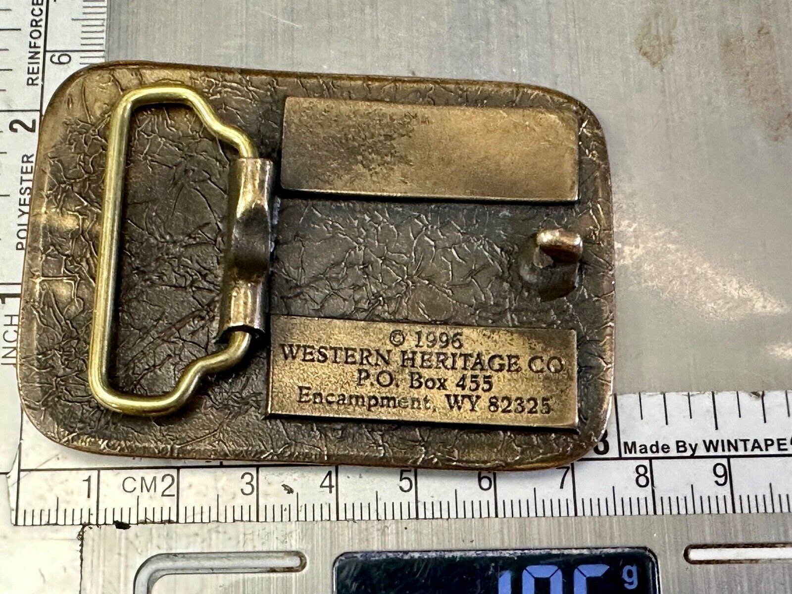 Battle Command Training Program US Army  award 1996 Western Heritage belt buckle