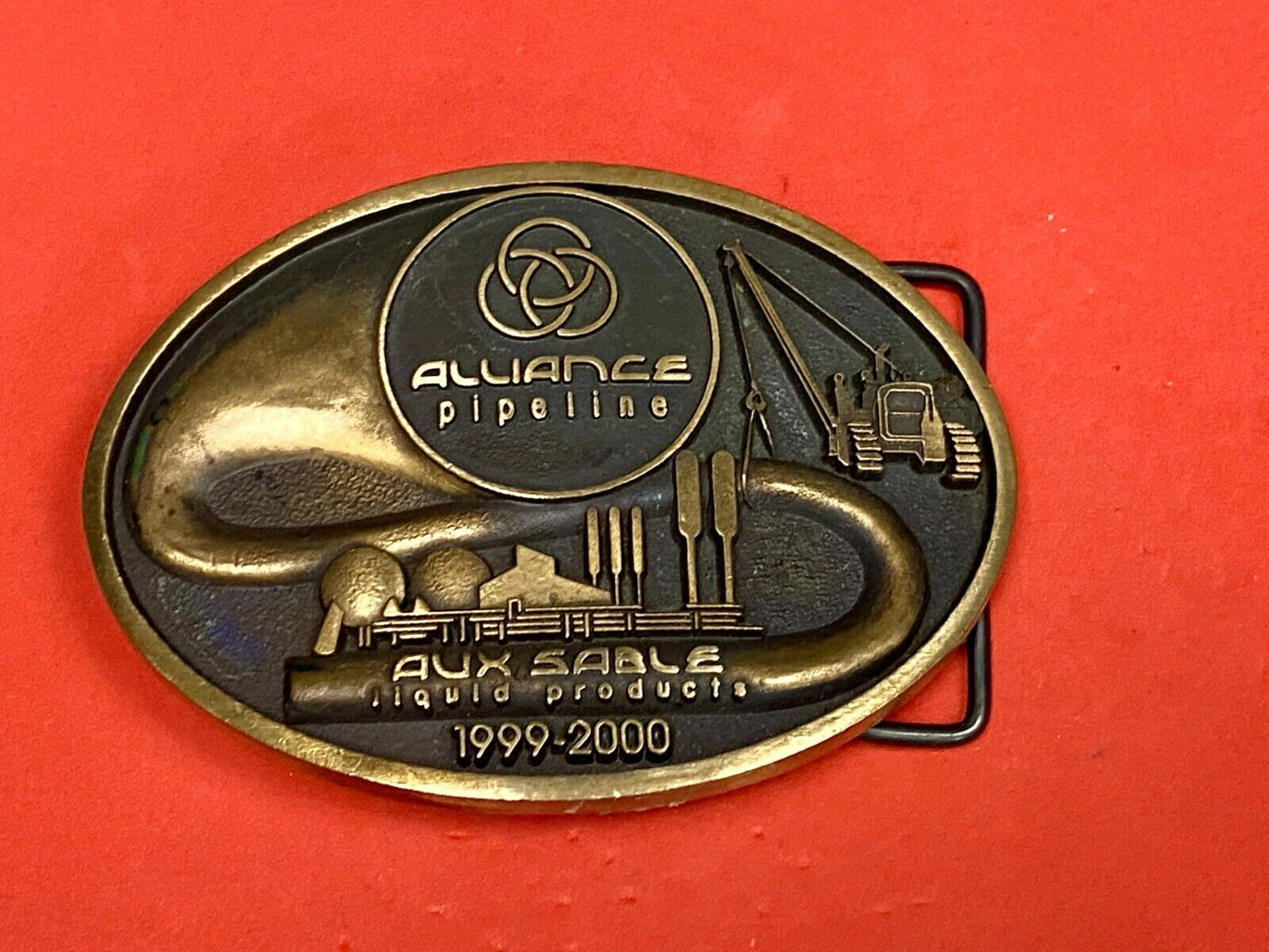Alliance Pipeline Aux Sable Liquid Products Oil Ngl Extraction Belt Buckle