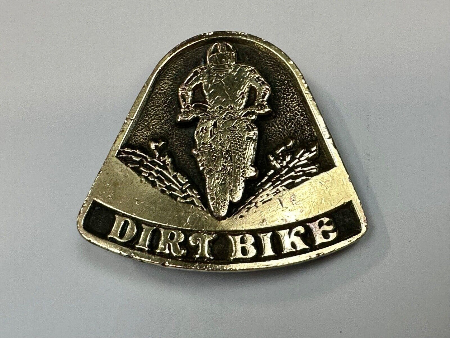 Vintage 1975 Dirt Bike Adzes sporting biking motorcycle belt buckle