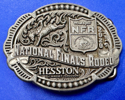 2020 NFR Wrangler National Finals Rodeo Cowboys Montana Silversmiths Belt Buckle