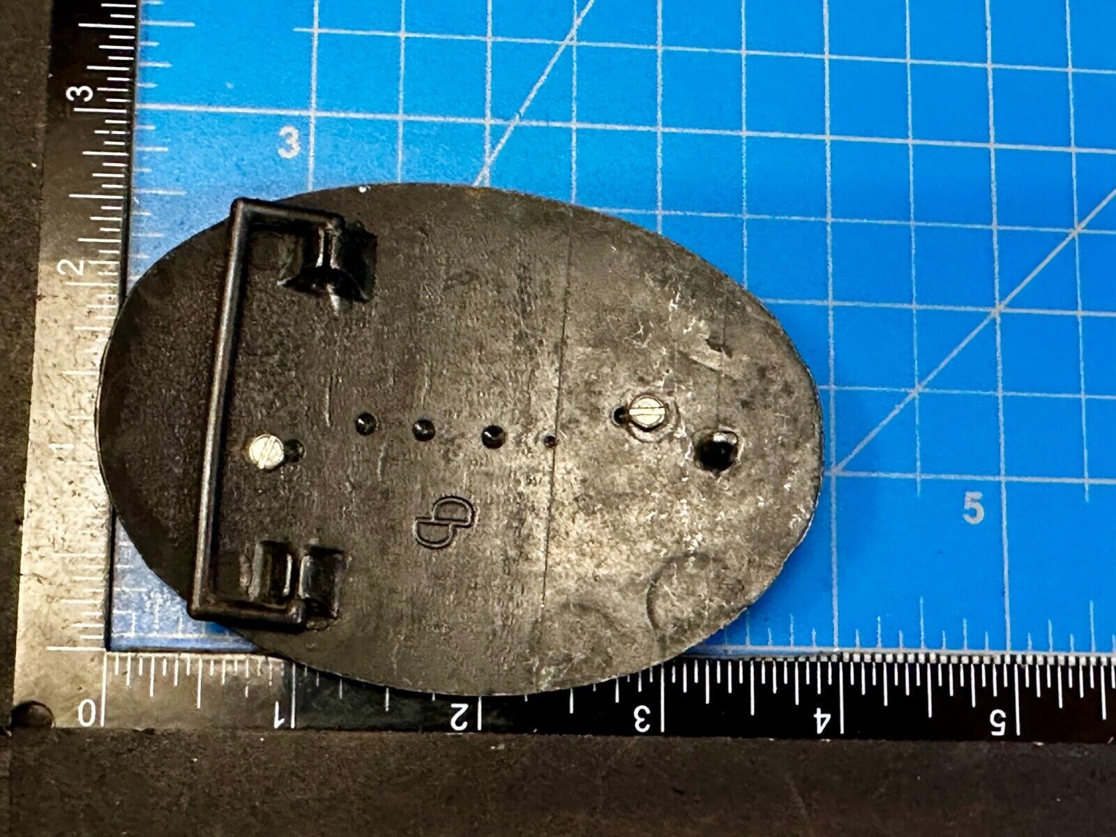 Veterans VFW Belt Buckle - or blank for your silver dollar coin or 39mm stone!