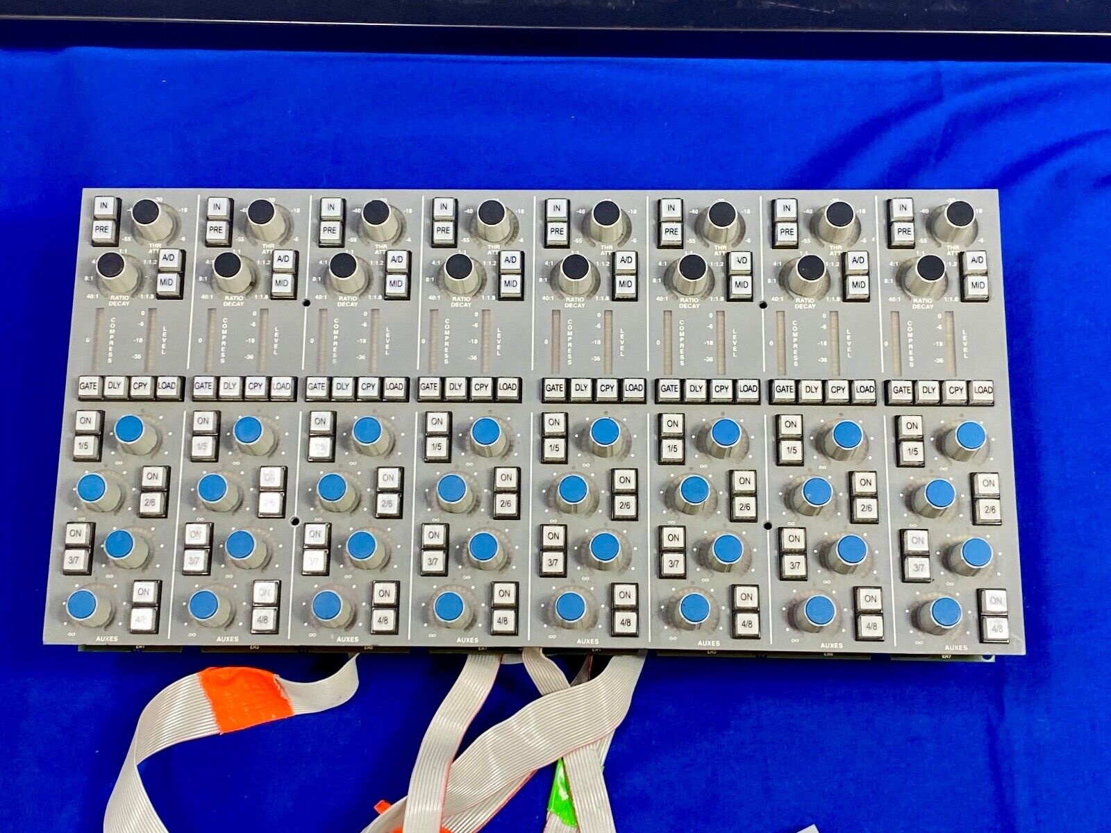 Aux Dynamics Tile from Solid State Logic Aysis Air + SSL A Series Console Mixer