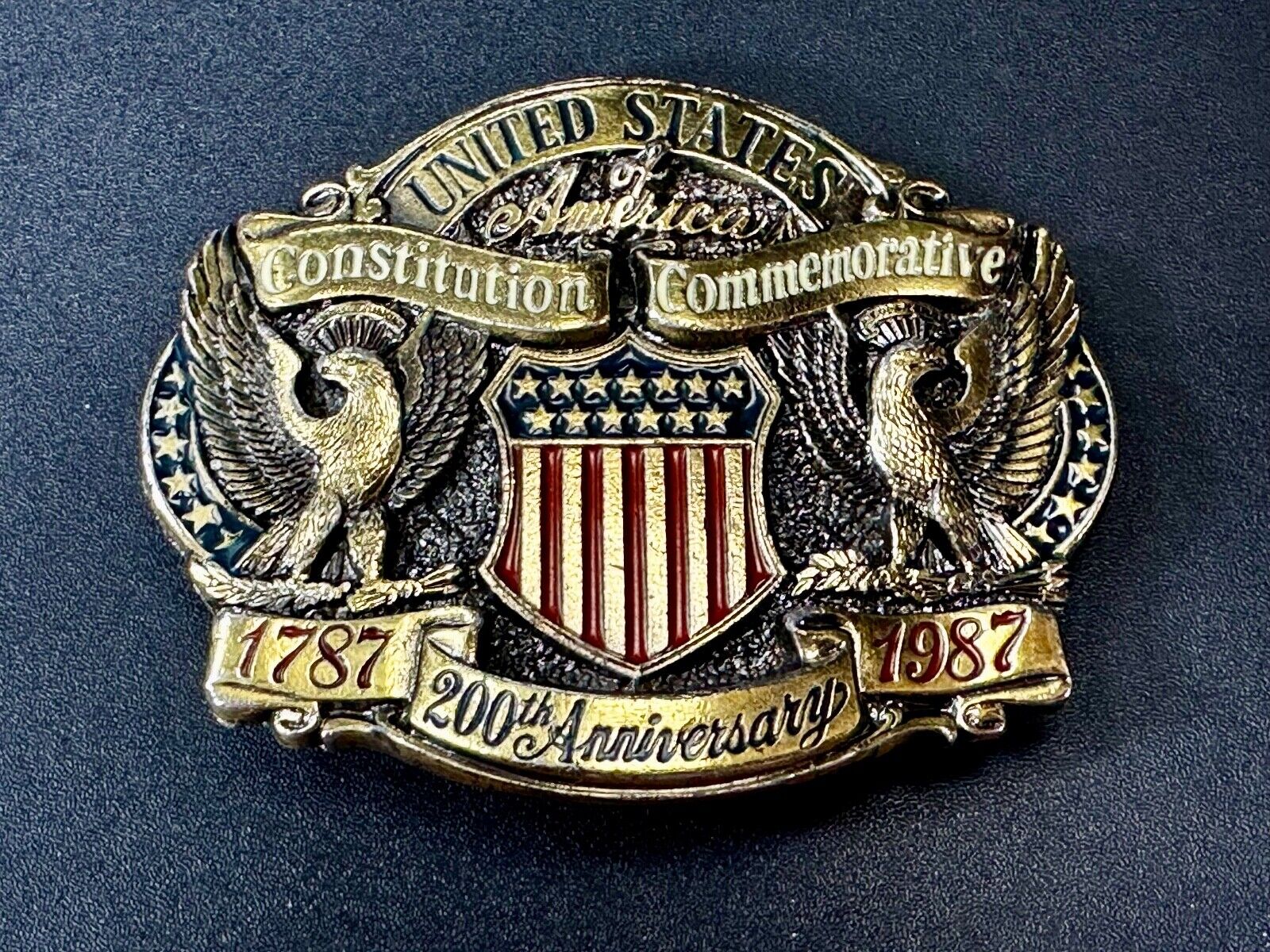 United States ofAmerica Constitution Commemorative 200th Anniversary Belt Buckle