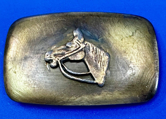 Vintage Horse Head - Cowboys Cowgirls Western Rounded Corner Belt Buckle