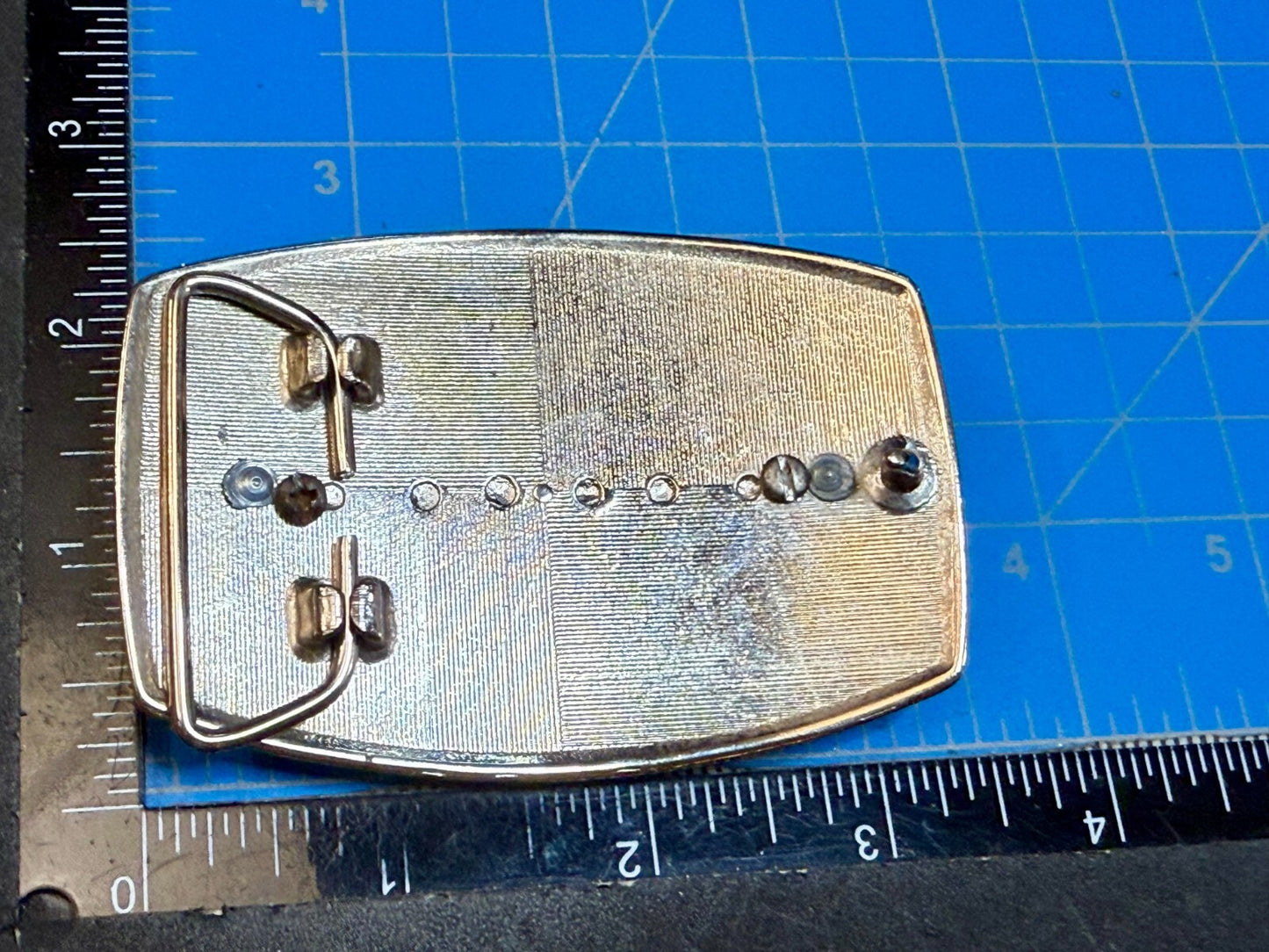 Vietnam Vet In Recovery Patriotic American Usa Gold Tone Belt Buckle