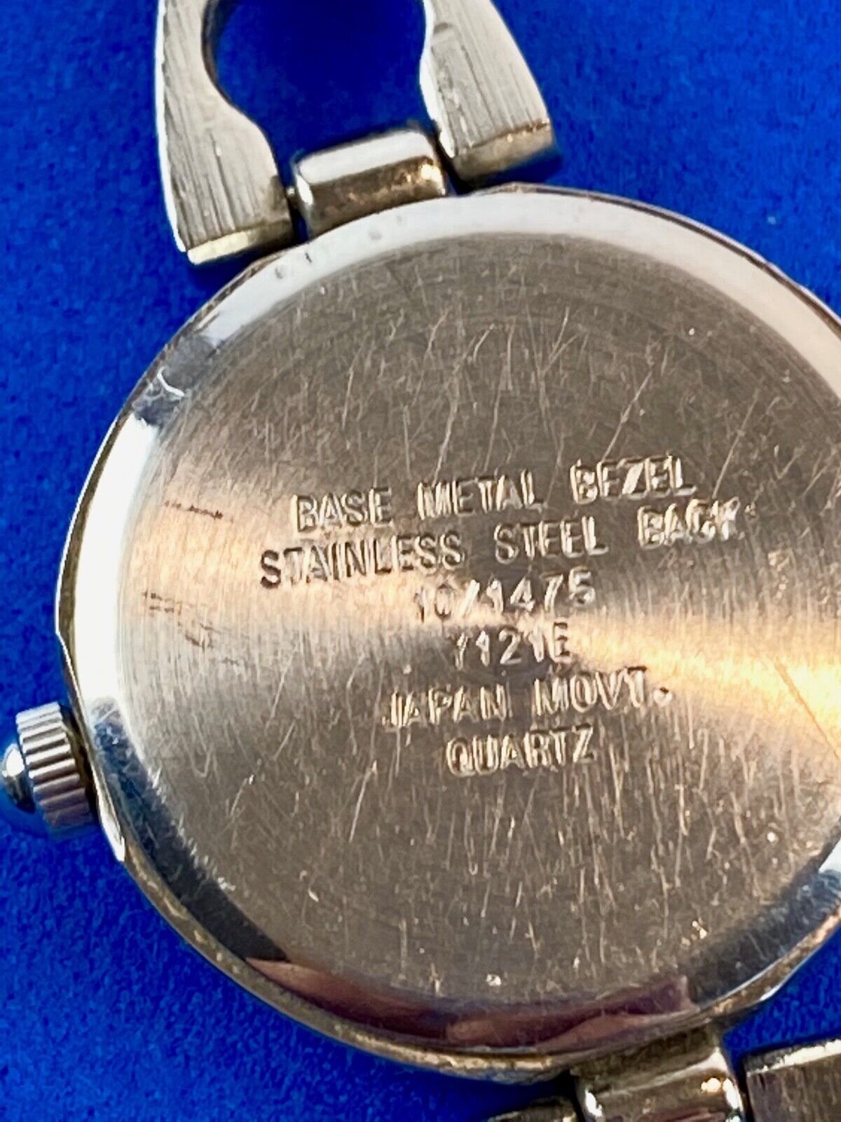 AK Anne Klein silver tone link formal Quartz ladies watch fresh battery 10/1465