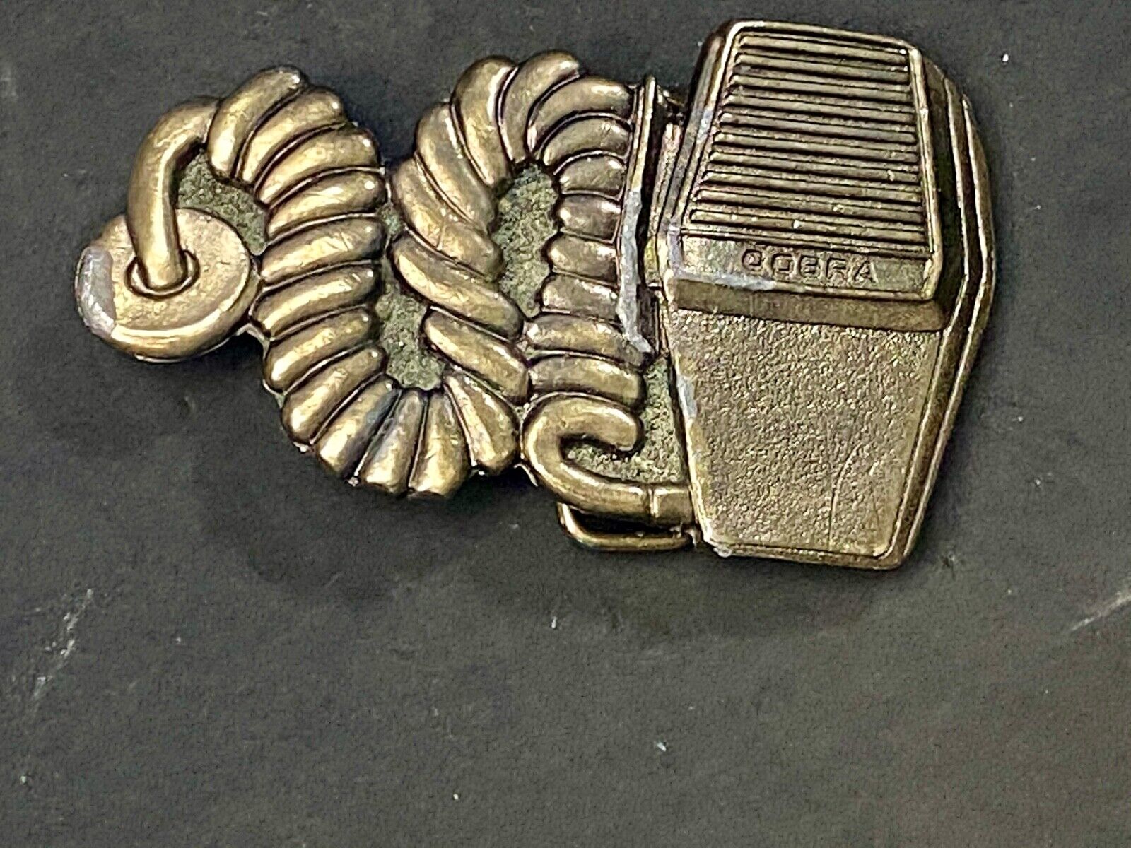 Vintage 1977  Cobra Handheld CB HAM Radio The Great American Belt Buckle Co.