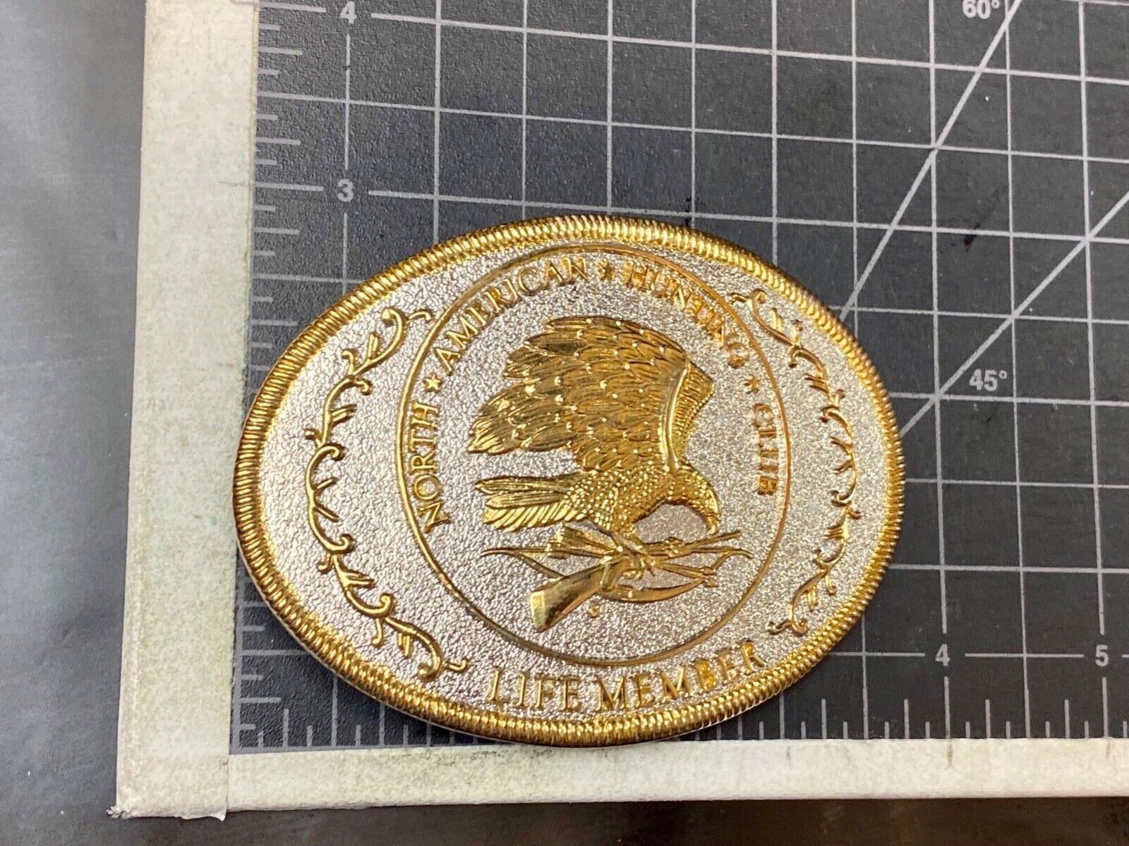 Vintage  North American Hunting Club Belt Buckle, Collectible Sporting, NAHC