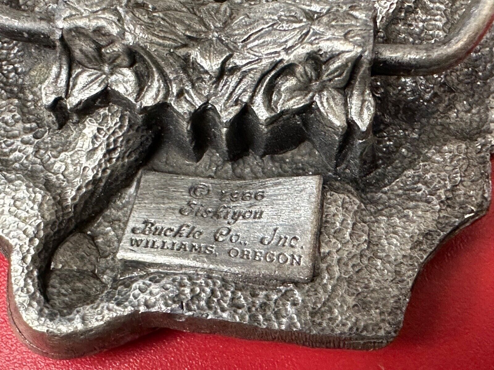 Ames Tools  Pioneers Conquer the West Belt Buckle, 1986 Siskiyou Belt Buckle