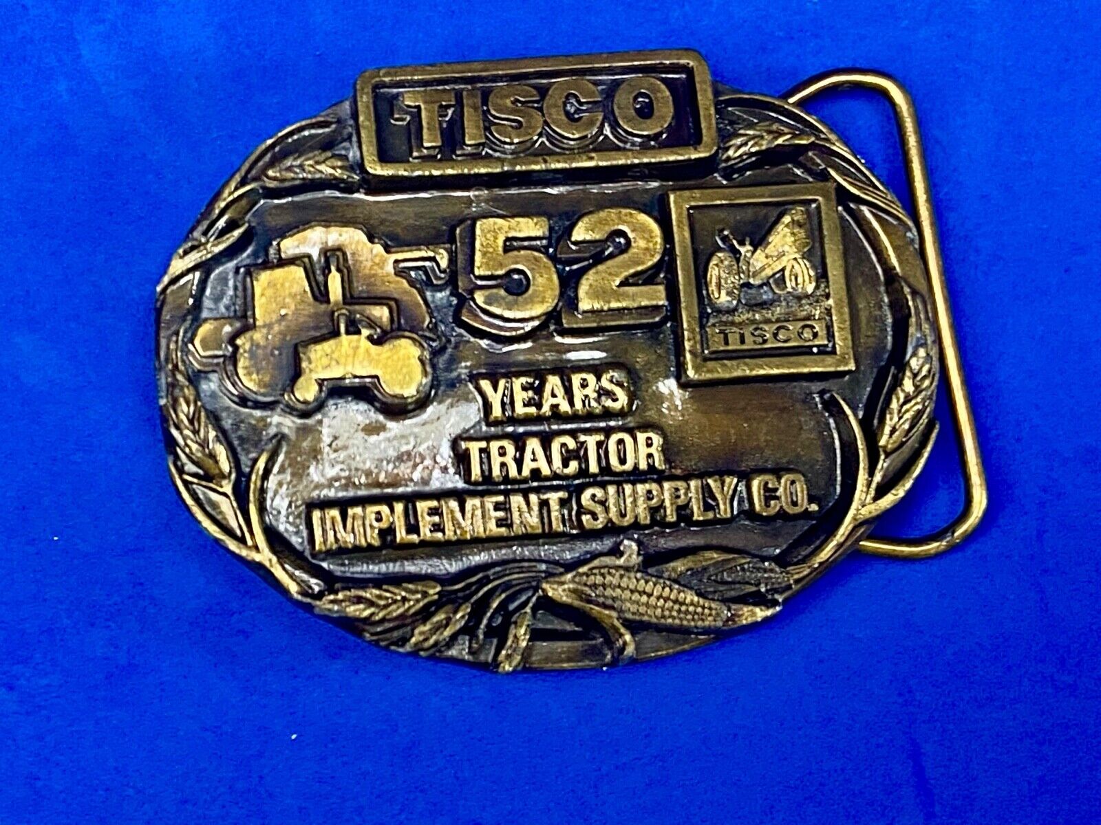 Tisco - Tractor Implement Supply Agriculture Farm Farming 52 Year Belt Buckle
