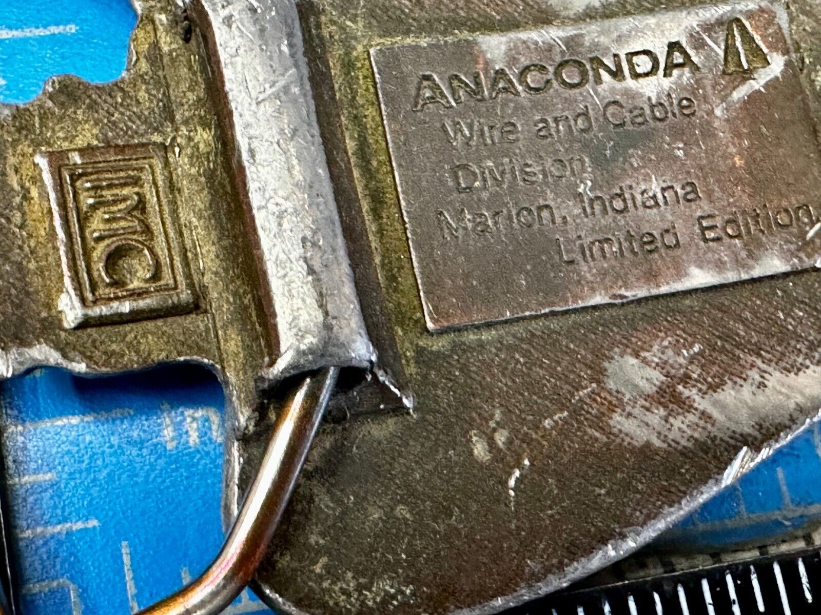 Anaconda Wire & Cable Division IMC Limited Edition Arrowhead Belt Buckle