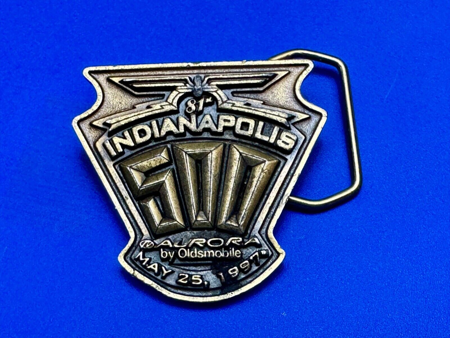 81st Indianapolis 500 Race Aurora Oldsmobile 1997 Siskiyou belt buckle