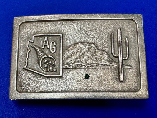 Arizona State MAP A.G. Farming Theme Vintage Belt Buckle
