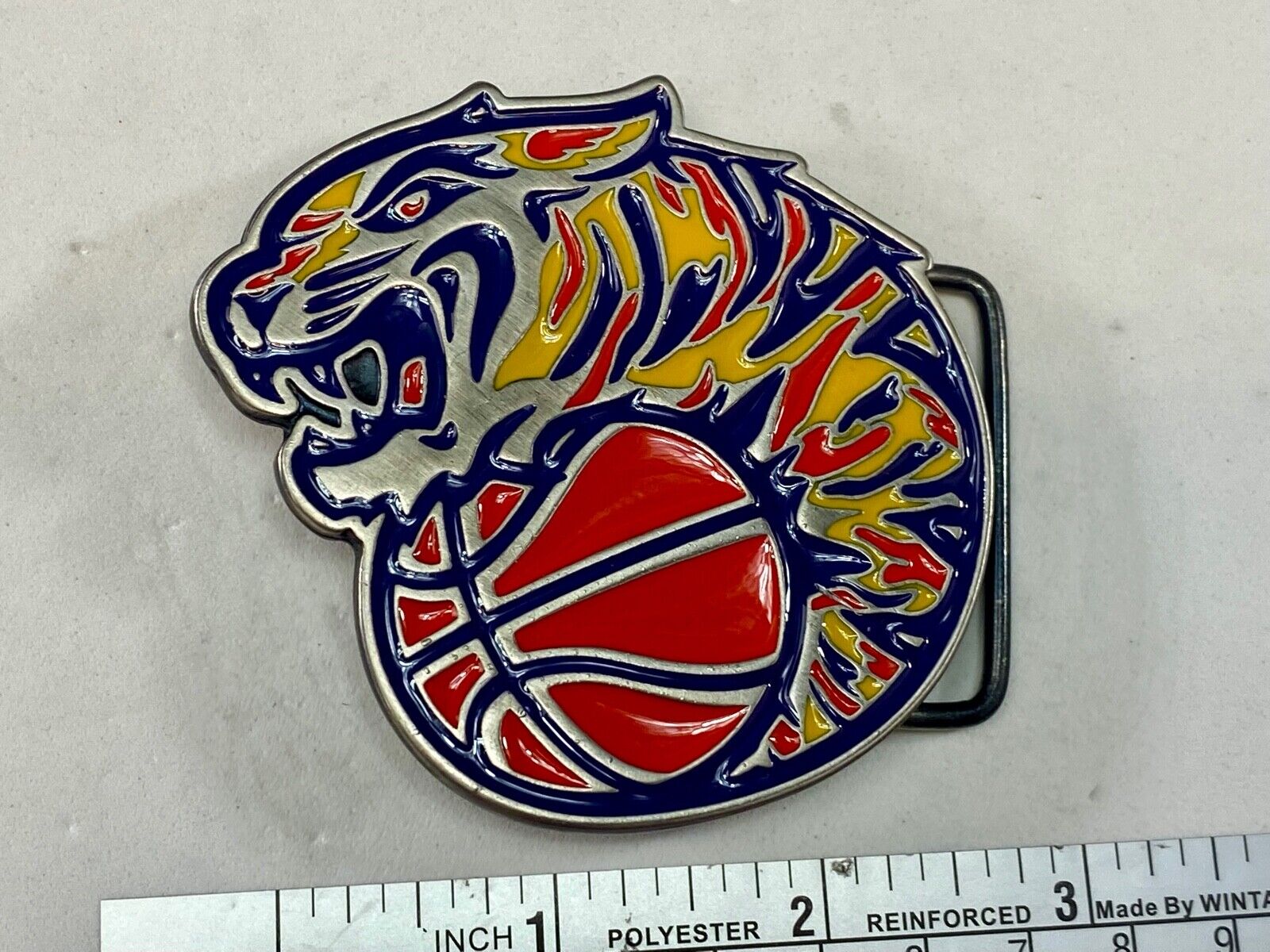  Tigers Basketball Mqpoel Holon Belt Buckle Made In Isreal Cbaka 