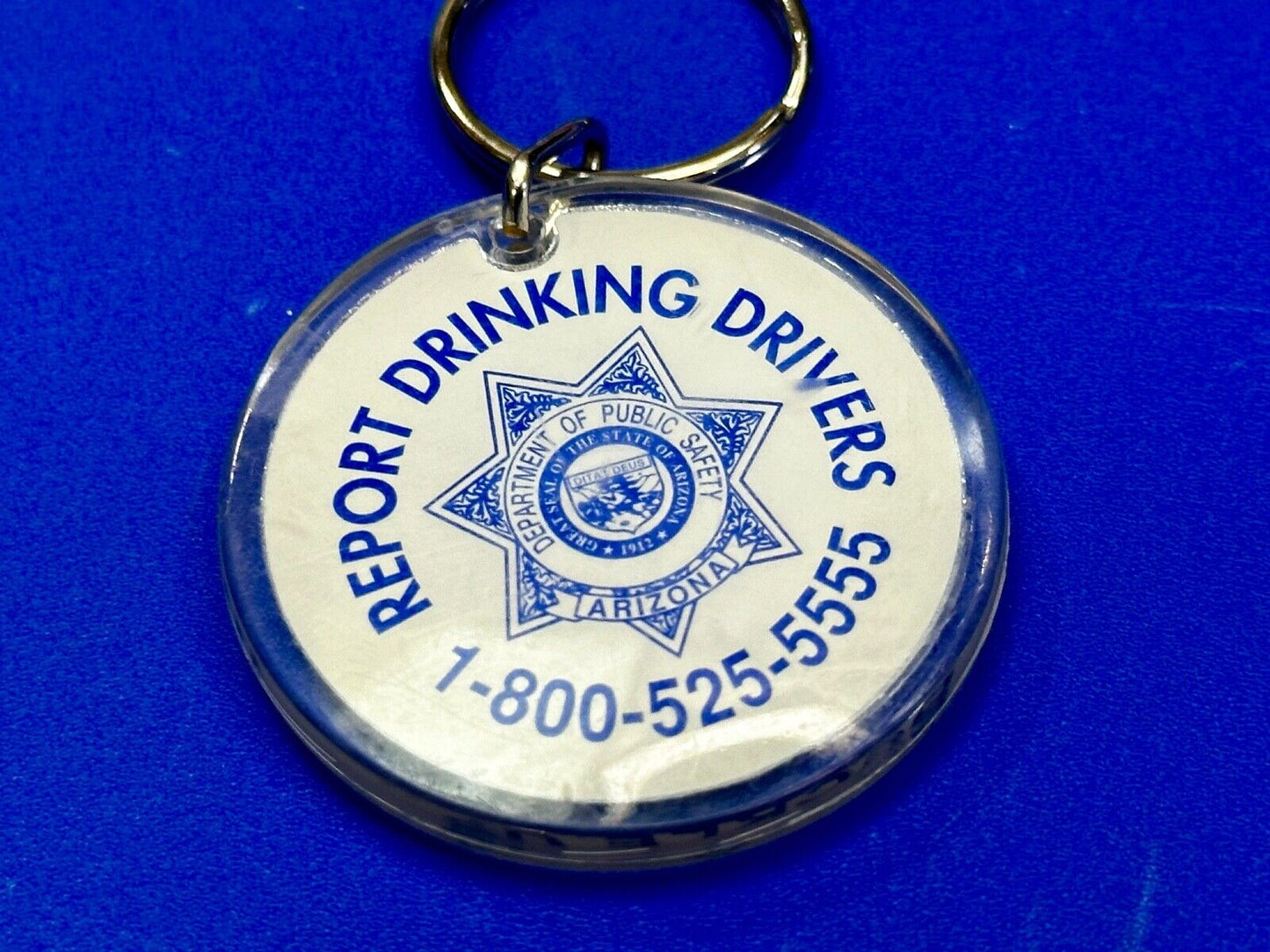 Arizona Department Of Public Safety Keychain - Drive The Speed Limit