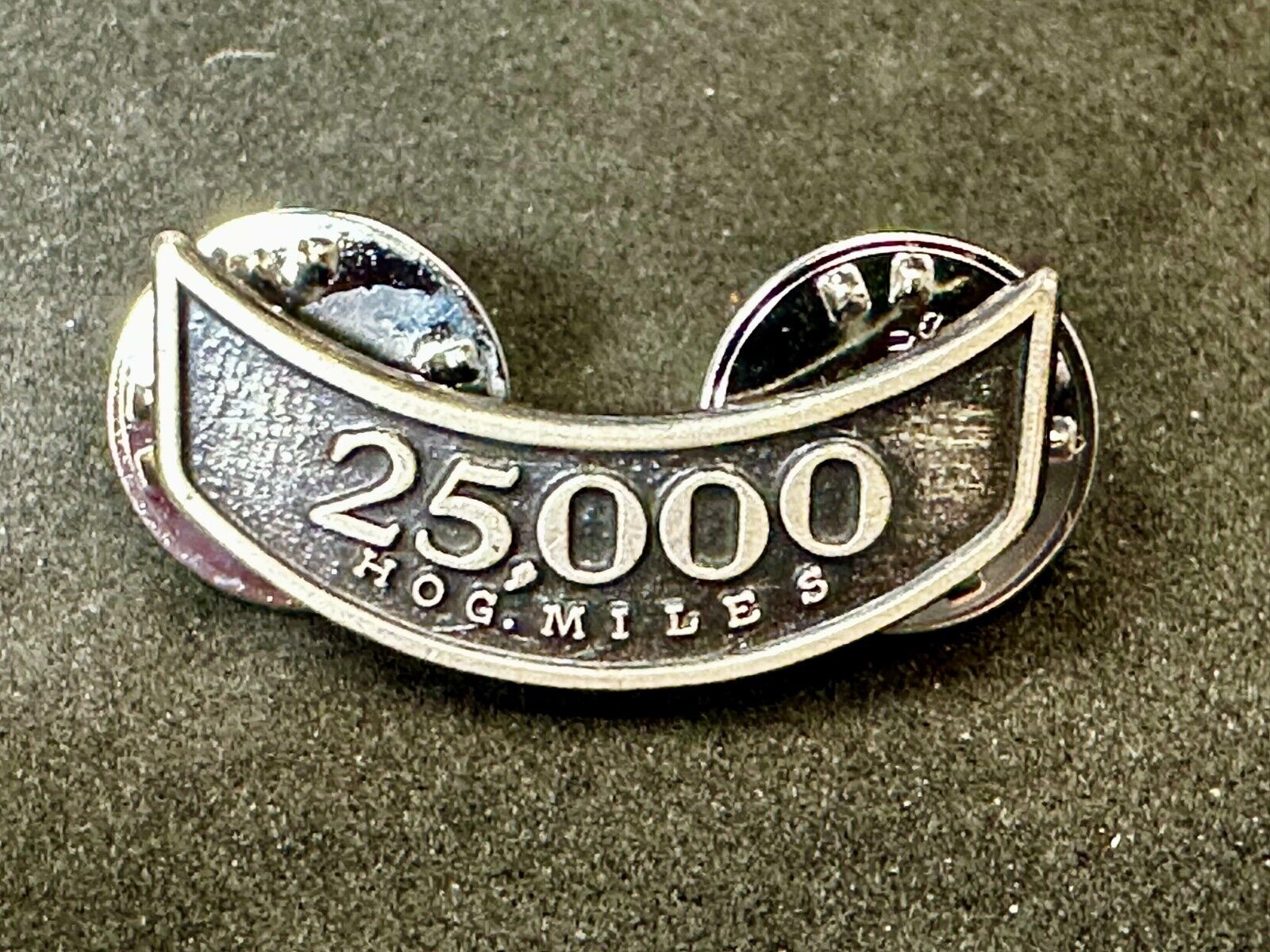 25,000 HOG Miles Award Harley Davidson Motorcycles Pin for Jacket or Vest