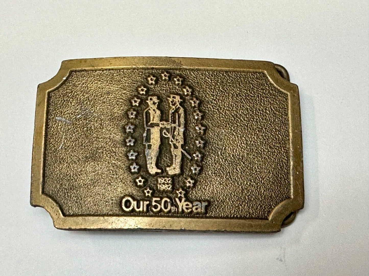 1932- 1982 Our 50th year belt buckle by Hitline - unknown to me!