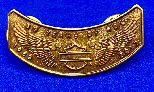 2013 Ten Years Of Hog Harley Davidson Owners Group Motorcycles Pin