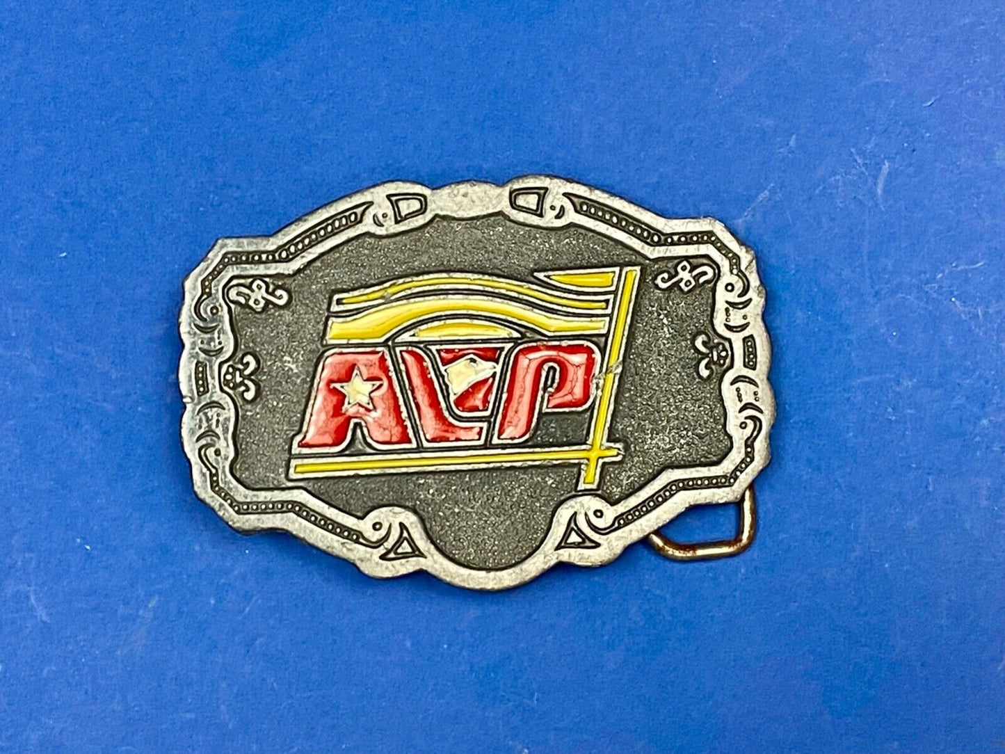 Vintage Avp Logo Emblem Western Framed Belt Buckle