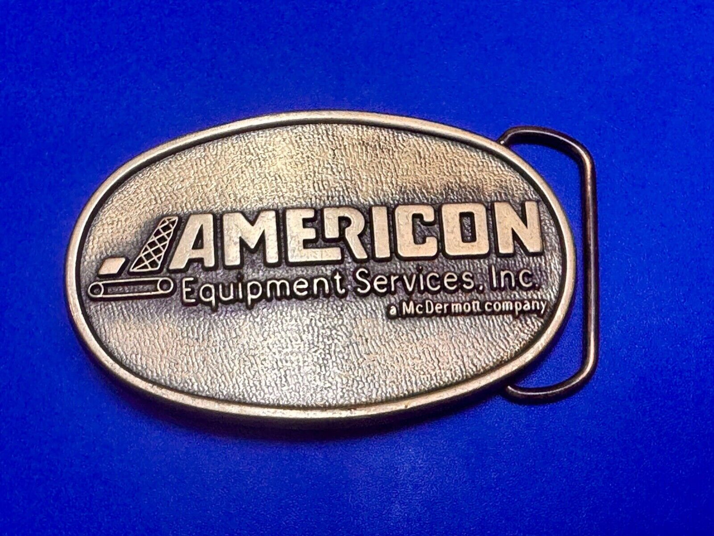 American Equipment services inc - McDermor Company Promotional belt buckle