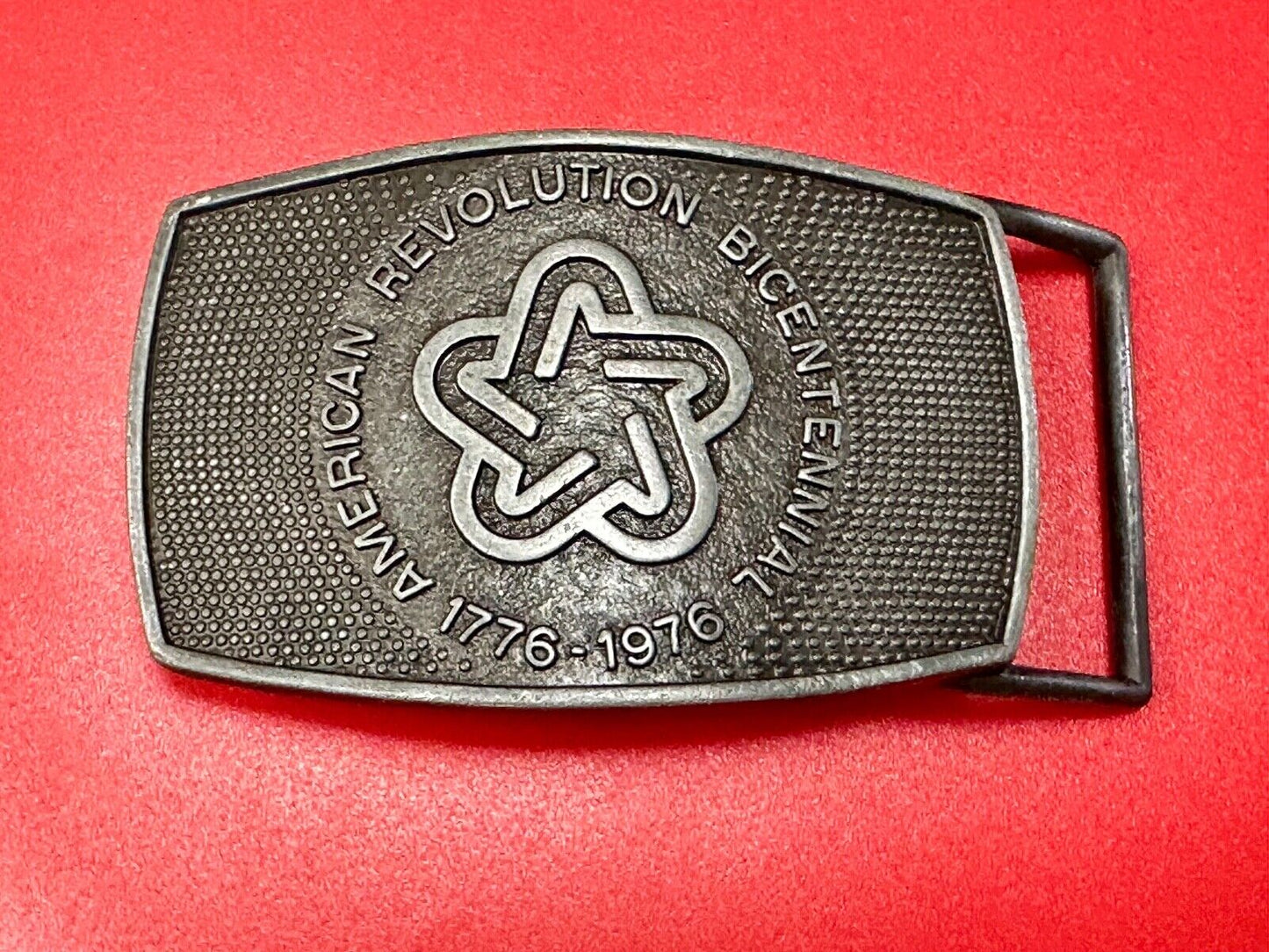 American Revolution Bicentennial Celebration Patriotic Vintage 1976 belt buckle