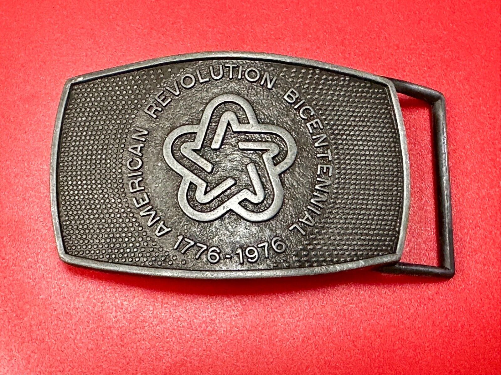 American Revolution Bicentennial Celebration Patriotic Vintage 1976 belt buckle