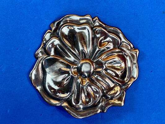 Vintage Charmant Figural Flower Scarf Belt Purse Shoe Clip Buckle
