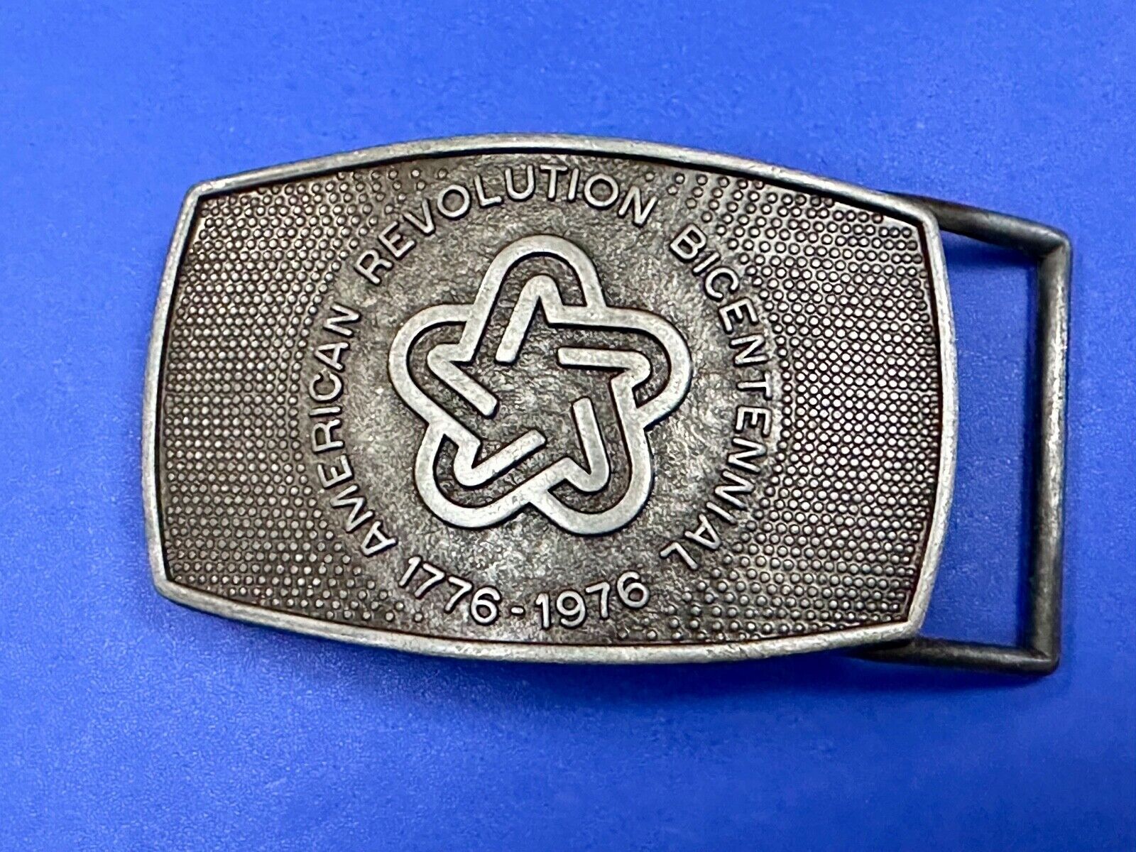 American Revolution Bicentennial Celebration Patriotic Vintage 1976 belt buckle