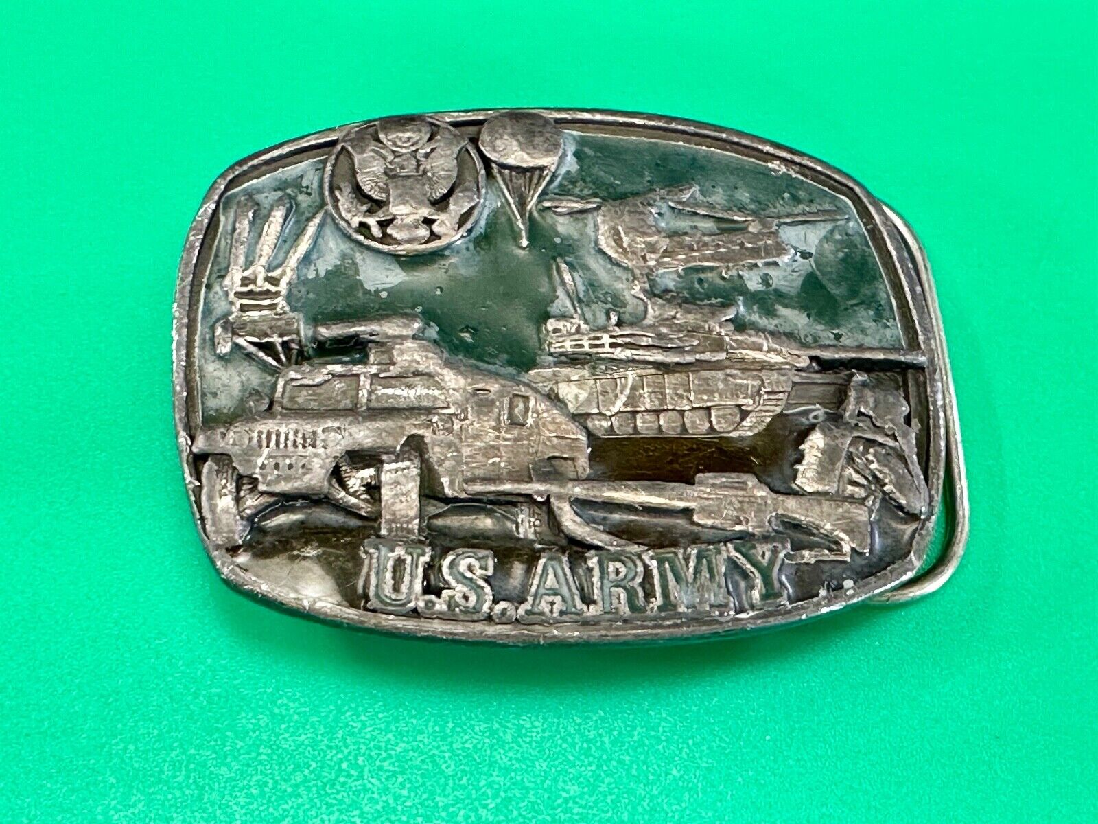 US United States Army No greater Honor than serving 91 Commemorative belt buckle