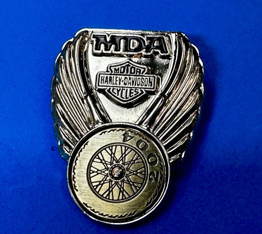 2004 MDA Harley Davidson Motorcycles Pin for Jacket or Vest
