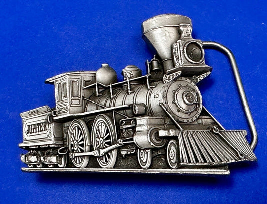 Train Locomotive Steam Engine RailRoad 1986 Great American Products Belt Buckle