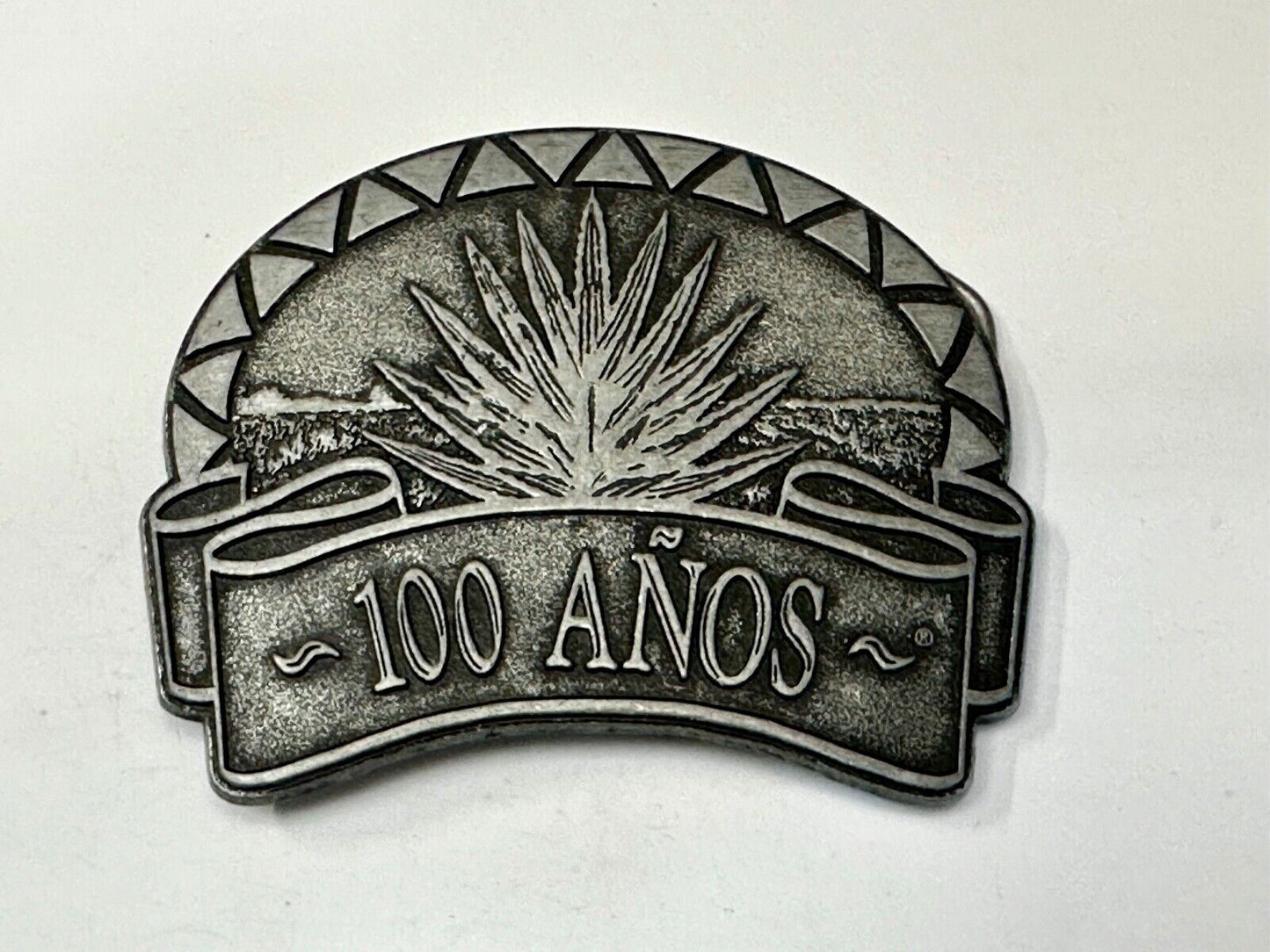 100 Anos Tequila Booze Advertisement Hundred Years Belt Buckle