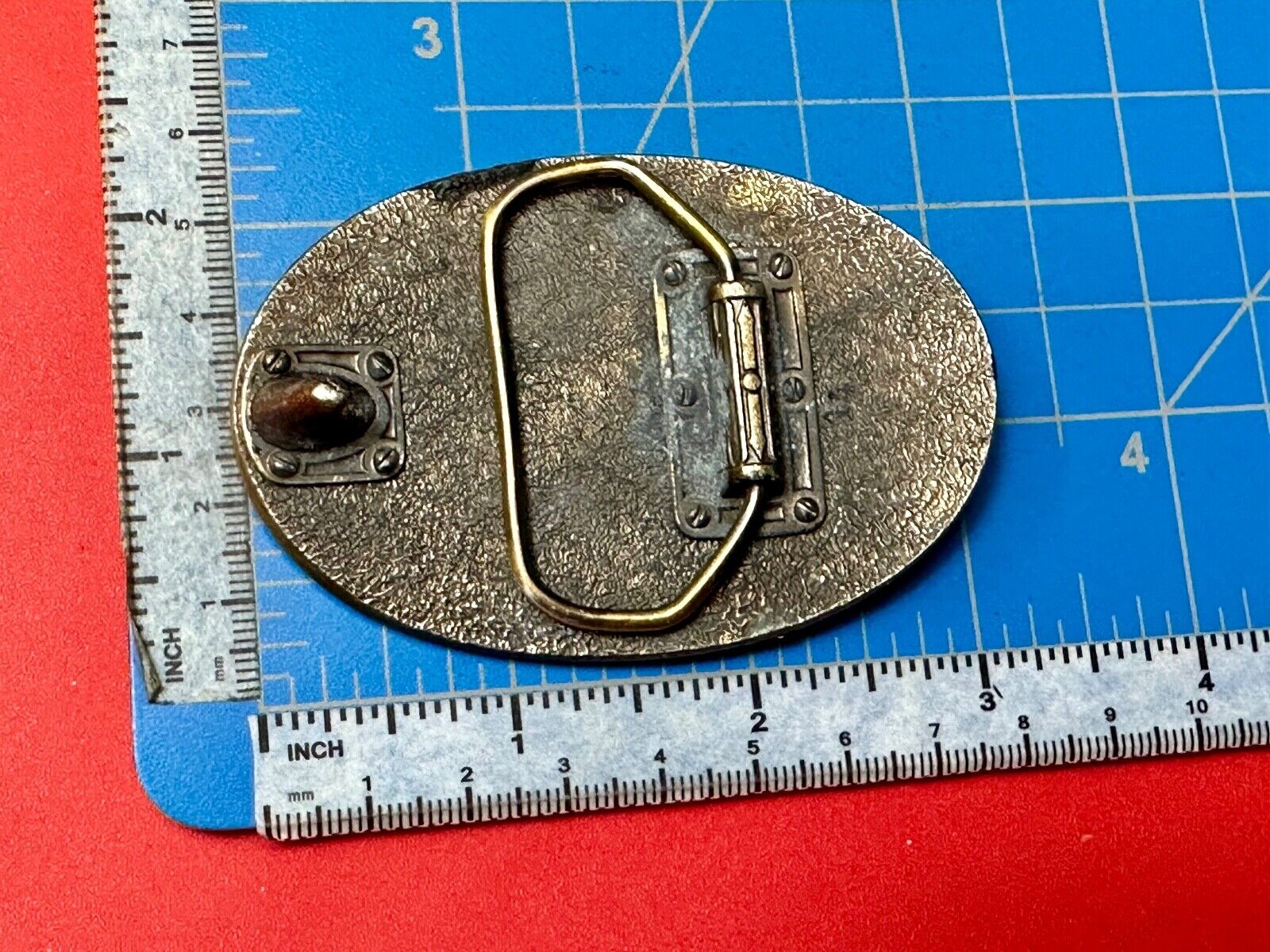 BASS  1992 25 years Bass Anglers Fishing Society commemorative belt buckle
