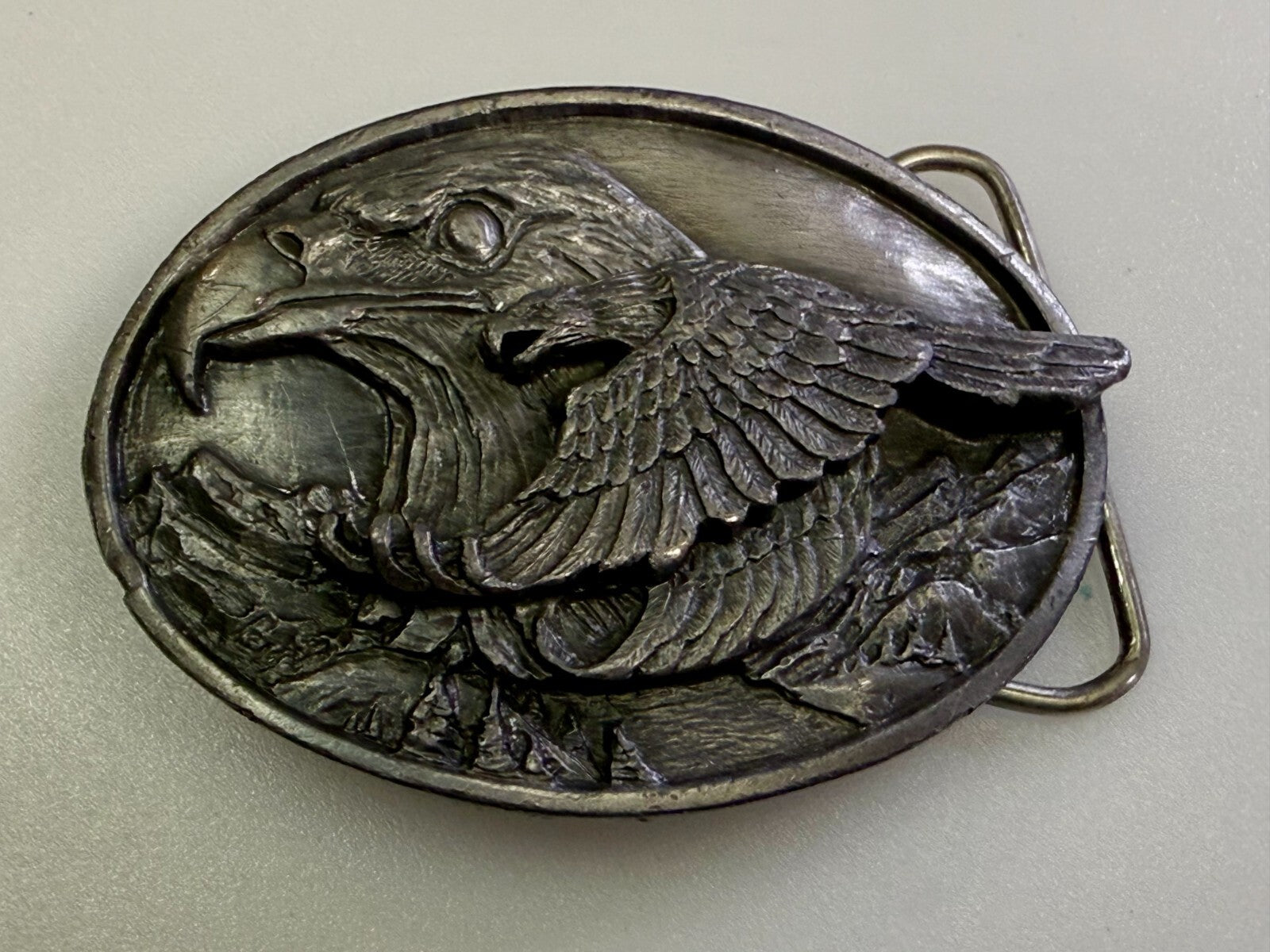The Eagle & the Hawk Flying John Denver Vintage 1988 Siskiyou Belt Buckle