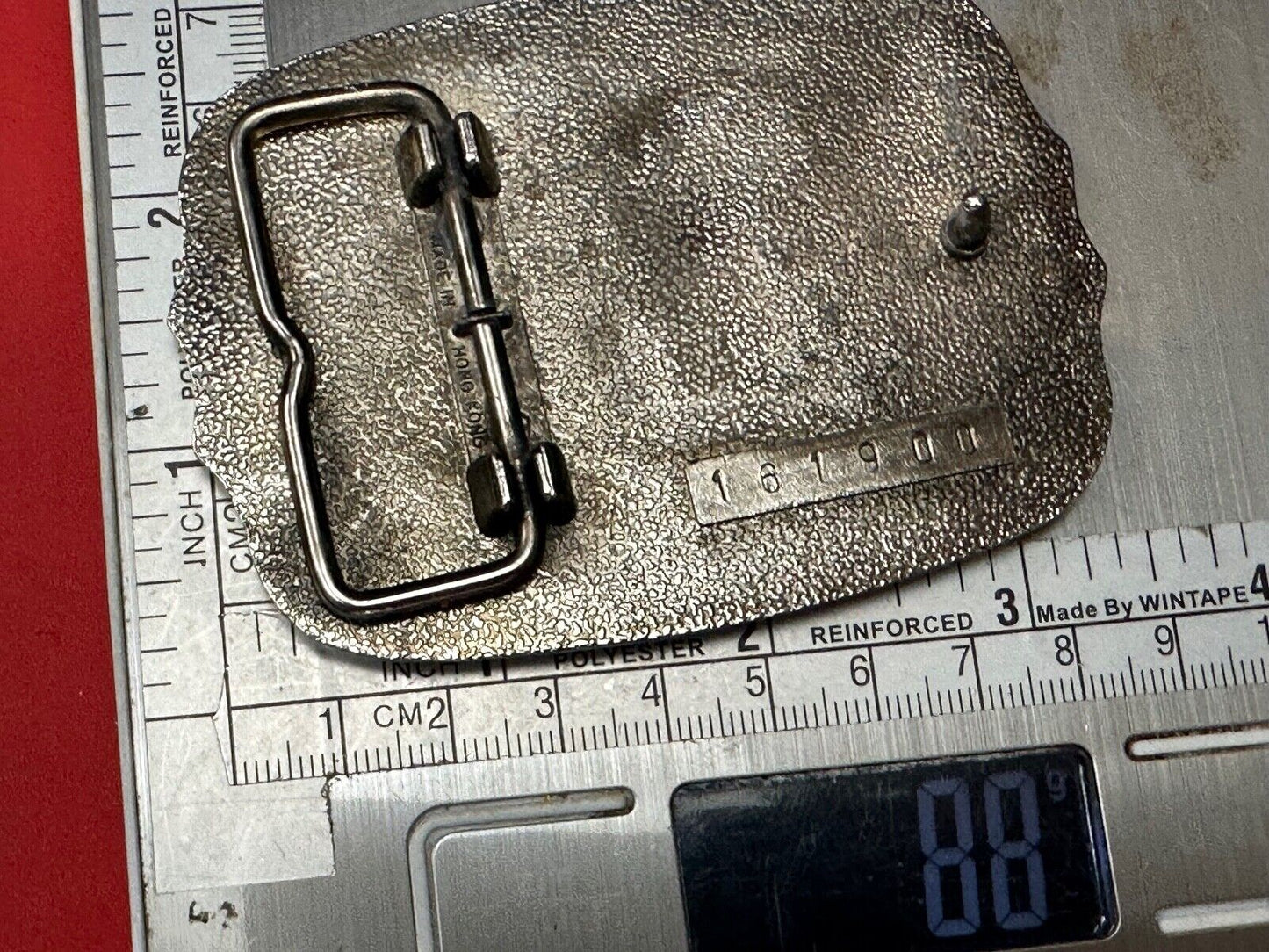 Patriotic American Eagle Hunting Diving Flying over USA Mountainside belt buckle