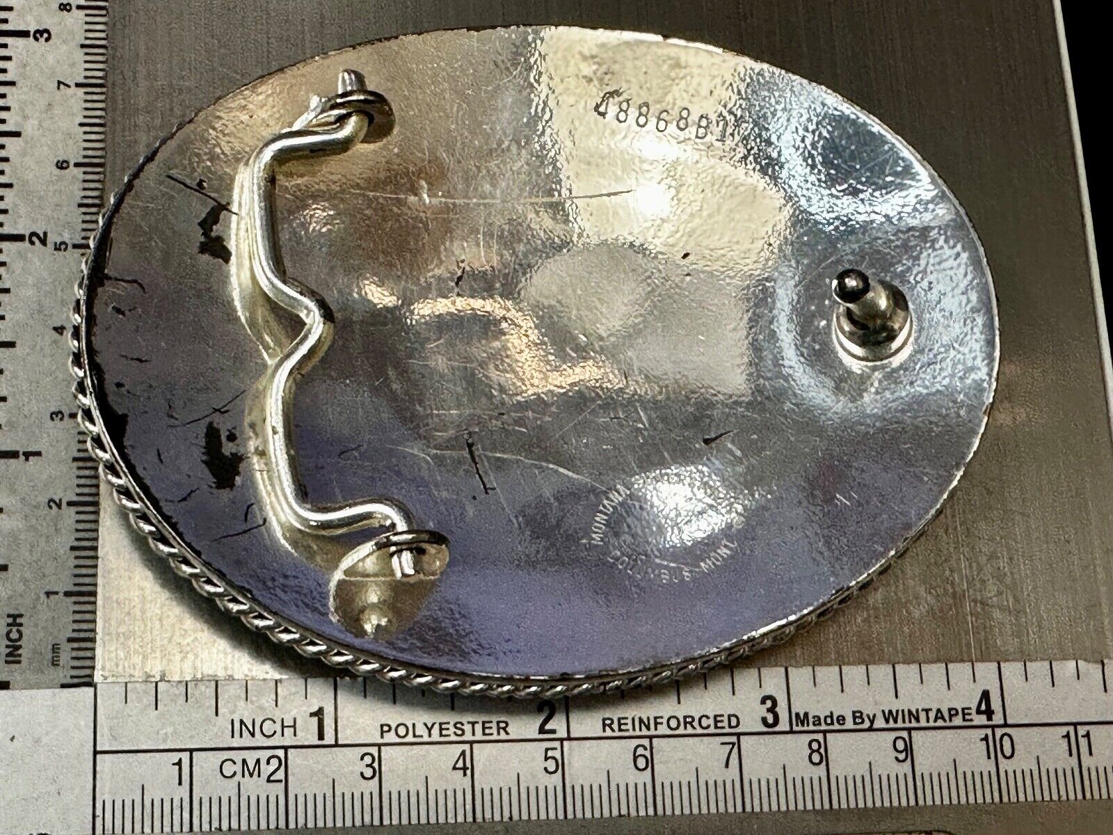 04 Goliad Co Fair Jr Showmanship Trophy Montana Silversmiths Numbed Belt Buckle